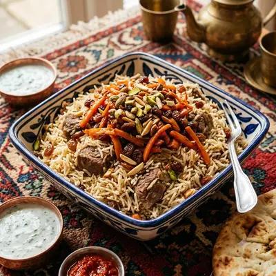 طبق القابلى بولو